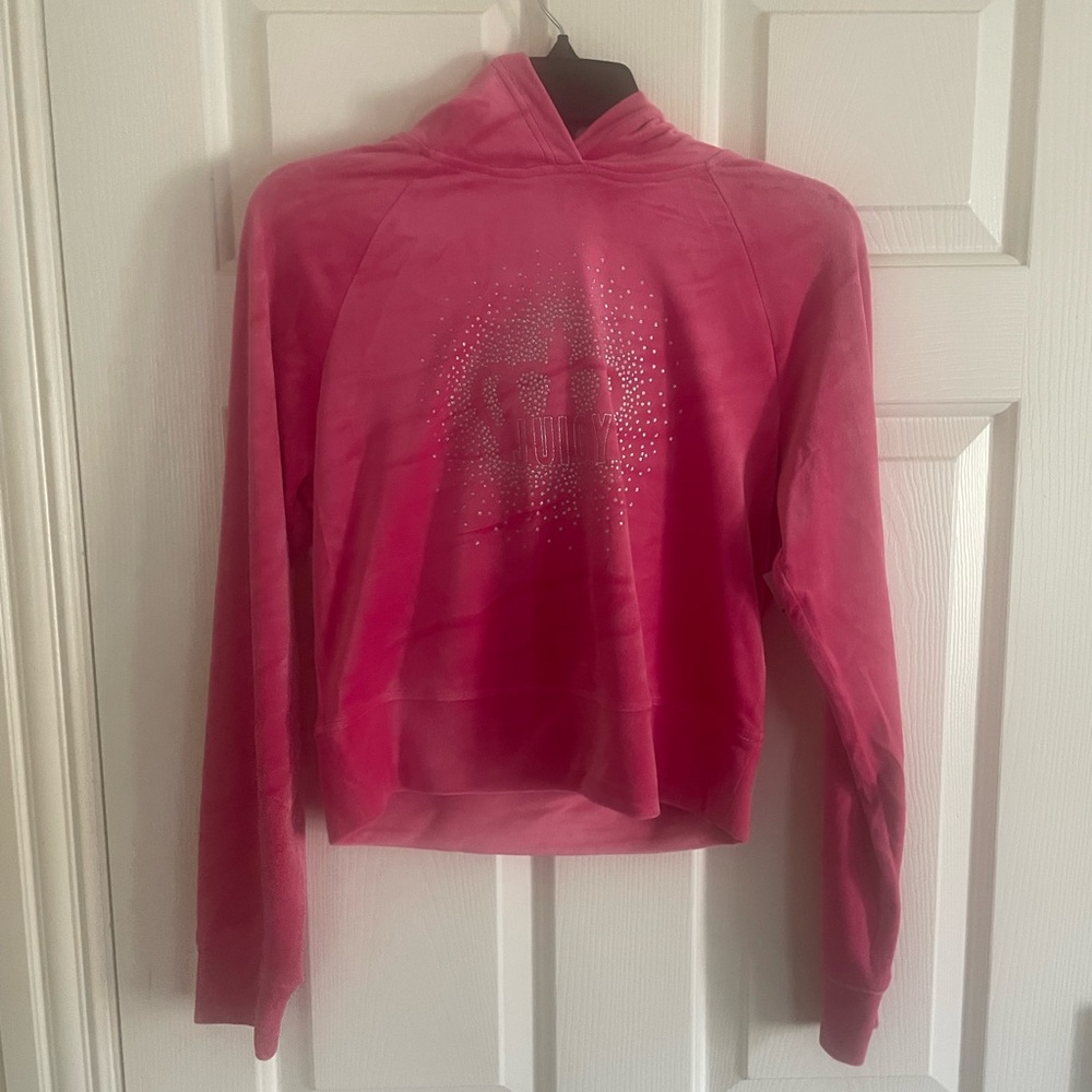 Juicy Couture Sparkling Pink Hoodie Women’s XS